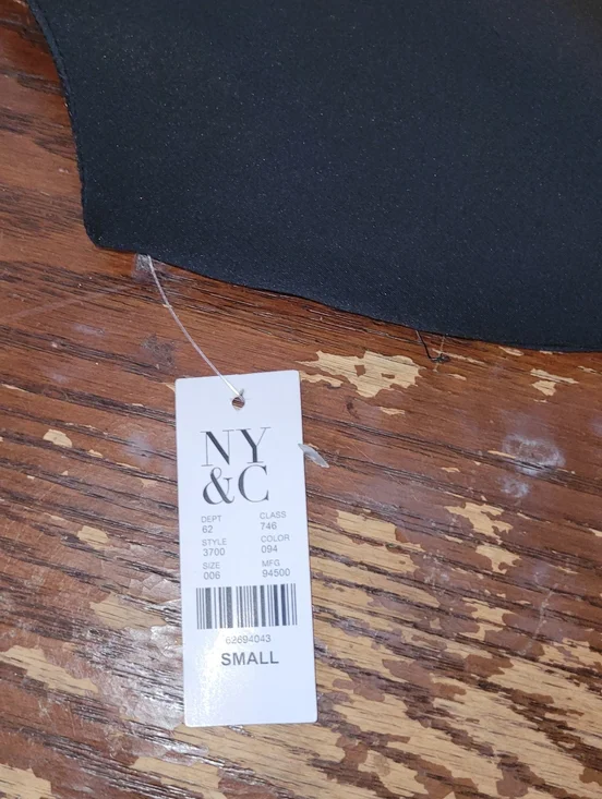 NY&C Black & White Colorblock Halter Jumpsuit - Size Small - NWT - Picture 3 of 7